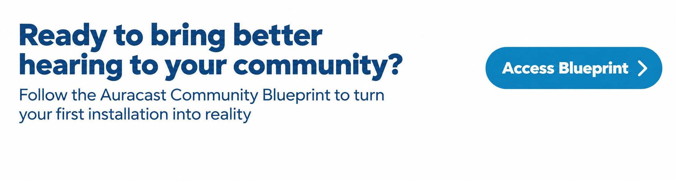 Auracast community blueprint banner Auracast community blueprint banner